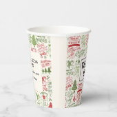 Gobelets En Papier Papier de logo commercial personnalisé de Noël (Droite)