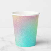 Gobelets En Papier Papier de mariage moderne en feuille métallique C (Verso)