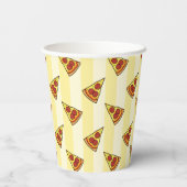 Gobelets En Papier Papier d'enveloppement Motif de pizza (Verso)