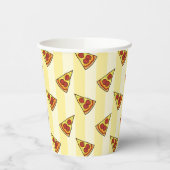 Gobelets En Papier Papier d'enveloppement Motif de pizza (Gauche)