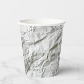 Gobelets En Papier Papier ridé drôle (Recto)
