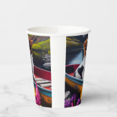 Gobelets En Papier Papillon à la pagaie : une aventure Pittoresque (Gauche)