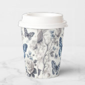 Gobelets En Papier Papillon et rose (Droite)