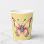 Gobelets En Papier Papillon gai (Verso)