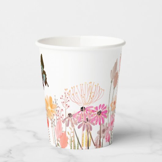 Gobelets En Papier Papillon Meadows (Gauche)