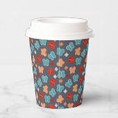 Gobelets En Papier Papillon Multicolore Dessin Animé (Droite)