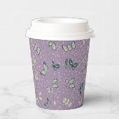 Gobelets En Papier Papillon pourpre (Droite)