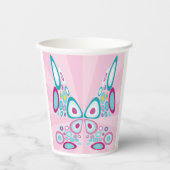 Gobelets En Papier Papillon rétro Abstrait Pop Art (Recto)
