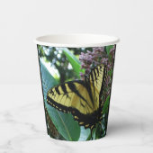 Gobelets En Papier Papillon Swallowtail I sur Milkweed à Shenandoah (Verso)