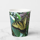 Gobelets En Papier Papillon Swallowtail I sur Milkweed à Shenandoah (Recto)