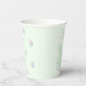 Gobelets En Papier Papillon Vert Menthe Anniversaire (Droite)