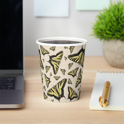 Gobelets En Papier Papillons à queue jaune du sud-ouest partout (Insitu)