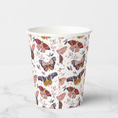 Gobelets En Papier Papillons Boho (Droite)