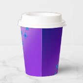 Gobelets En Papier Papillons Enchantés Violet (Droite)