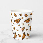 Gobelets En Papier Papillons monarques (Droite)