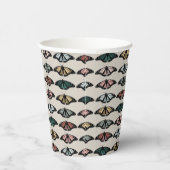 Gobelets En Papier Papillons neutres modernes Motif de jardin (Droite)