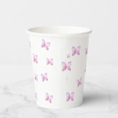 Gobelets En Papier papillons volants nature (Droite)