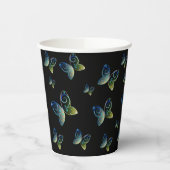 Gobelets En Papier papillons volants nature (Gauche)