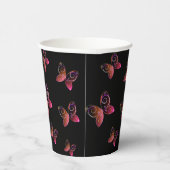 Gobelets En Papier papillons volants nature (Droite)