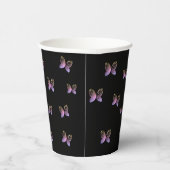 Gobelets En Papier papillons volants nature (Droite)