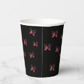 Gobelets En Papier papillons volants nature (Droite)