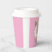 Gobelets En Papier Pâques mignonne Floral Bunny Leopard cadeau (Droite)