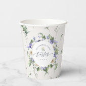 Gobelets En Papier Pâques printanières de l'aquarelle (Verso)