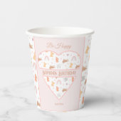 Gobelets En Papier Pâques Printemps Anniversaire Bunny Motif Personna (Recto)