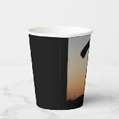 Gobelets En Papier Parachute de Skydiver au coucher du soleil (Droite)