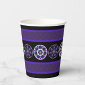 Gobelets En Papier Parapluie violet & coeurs .7 (Verso)