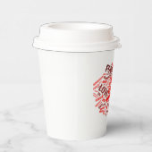 Gobelets En Papier Pardon - Coupe du papier (Droite)