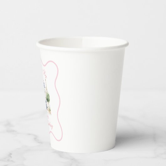 Gobelets En Papier Paris Anniversaire Café Parisien Tea Party (Gauche)