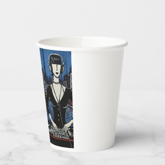 Gobelets En Papier Paris DJ Art Collection（クラブカルチャー × パリ アートシリーズ） (Gauche)