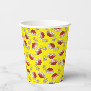 Gobelets En Papier Parti Anniversaire de enfant de Cute Spaghetti Kaw