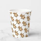 Gobelets En Papier Parti Anniversaire de enfant Motif de l'ours en pe (Recto)