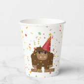 Gobelets En Papier Parti Confetti Sasquatch Bigfoot (Verso)