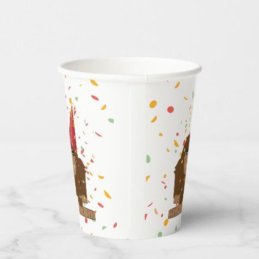 Gobelets En Papier Parti Confetti Sasquatch Bigfoot (Droite)