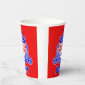 Gobelets En Papier Parti de l'Emblème de football d'Imaginaire (Droite)