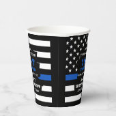 Gobelets En Papier Parti de retraite de la police personnalisent minc (Droite)