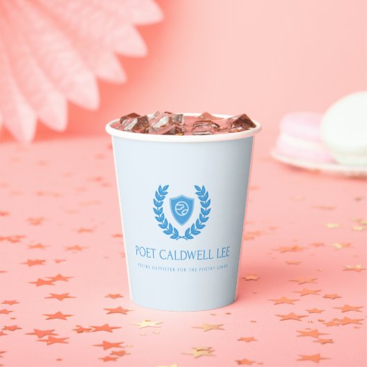 Gobelets En Papier Parti du poète Caldwell Lee (Insitu)