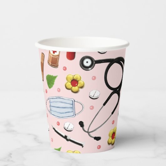 Gobelets En Papier Parti Médicale (Recto)