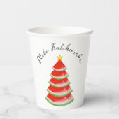 Gobelets En Papier Parti Mele Kalikimaka (Verso)