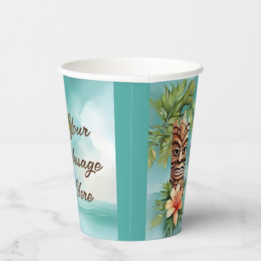 Gobelets En Papier Parti Tropical Tiki (Droite)