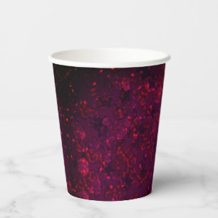 Gobelets En Papier Parties scintillant bokeh scintiller imprimer auto