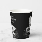 Gobelets En Papier Parties scintillant en argent Chaussure Anniversai (Droite)