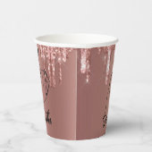 Gobelets En Papier Parties scintillant Latérale | Bachelorette (Droite)