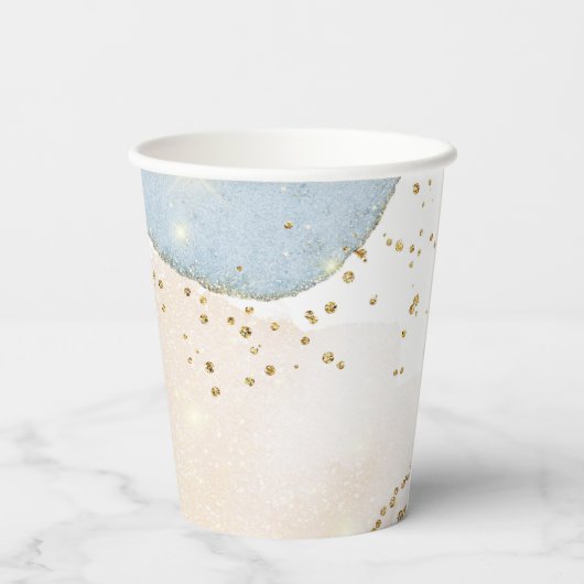 Gobelets En Papier Parties scintillant magique Abstrait Baby shower M (Verso)