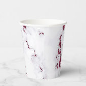 Gobelets En Papier Parties scintillant moderne en marbre Mariage Bour (Droite)