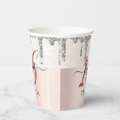 Gobelets En Papier Parties scintillant mousseuses doux 16 Seize Coupe (Droite)