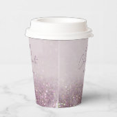 Gobelets En Papier Parties scintillant violet Lilac élégant brunch d' (Droite)
